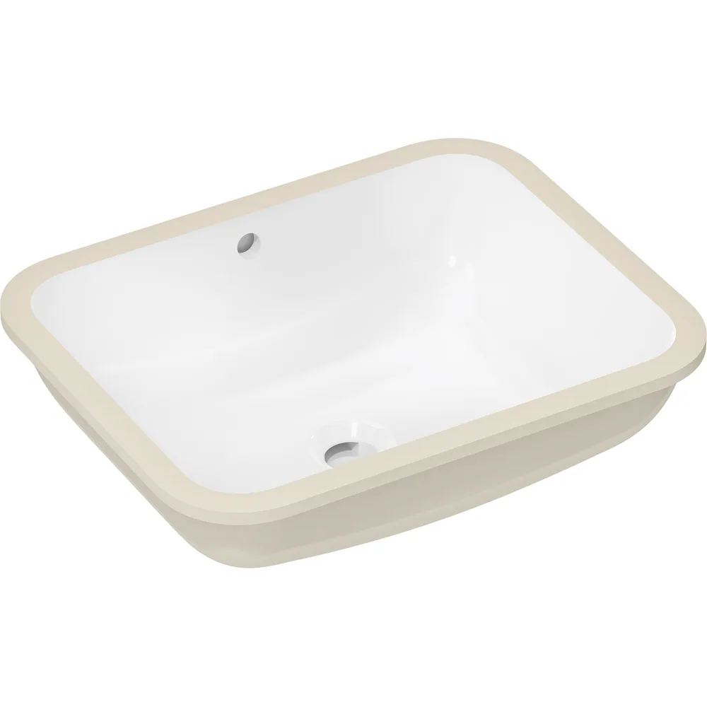 Hansgrohe Xuniva Q 45x35 cm SmartClean Batarya Deliksiz Taşmalı Tezgah Altı Lavabo - 61052450