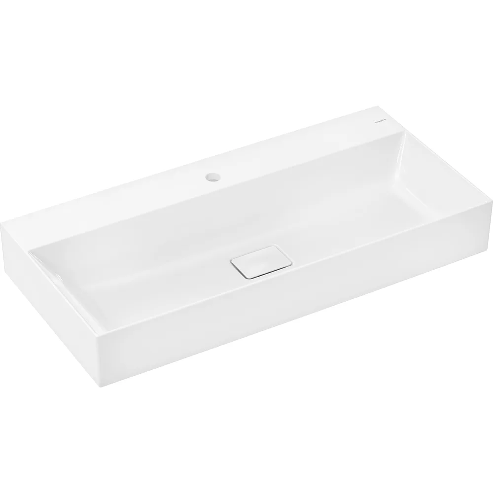 Hansgrohe Xevolos E 100x48 cm SmartClean Batarya Delikli Taşmasız Lavabo - 61100450
