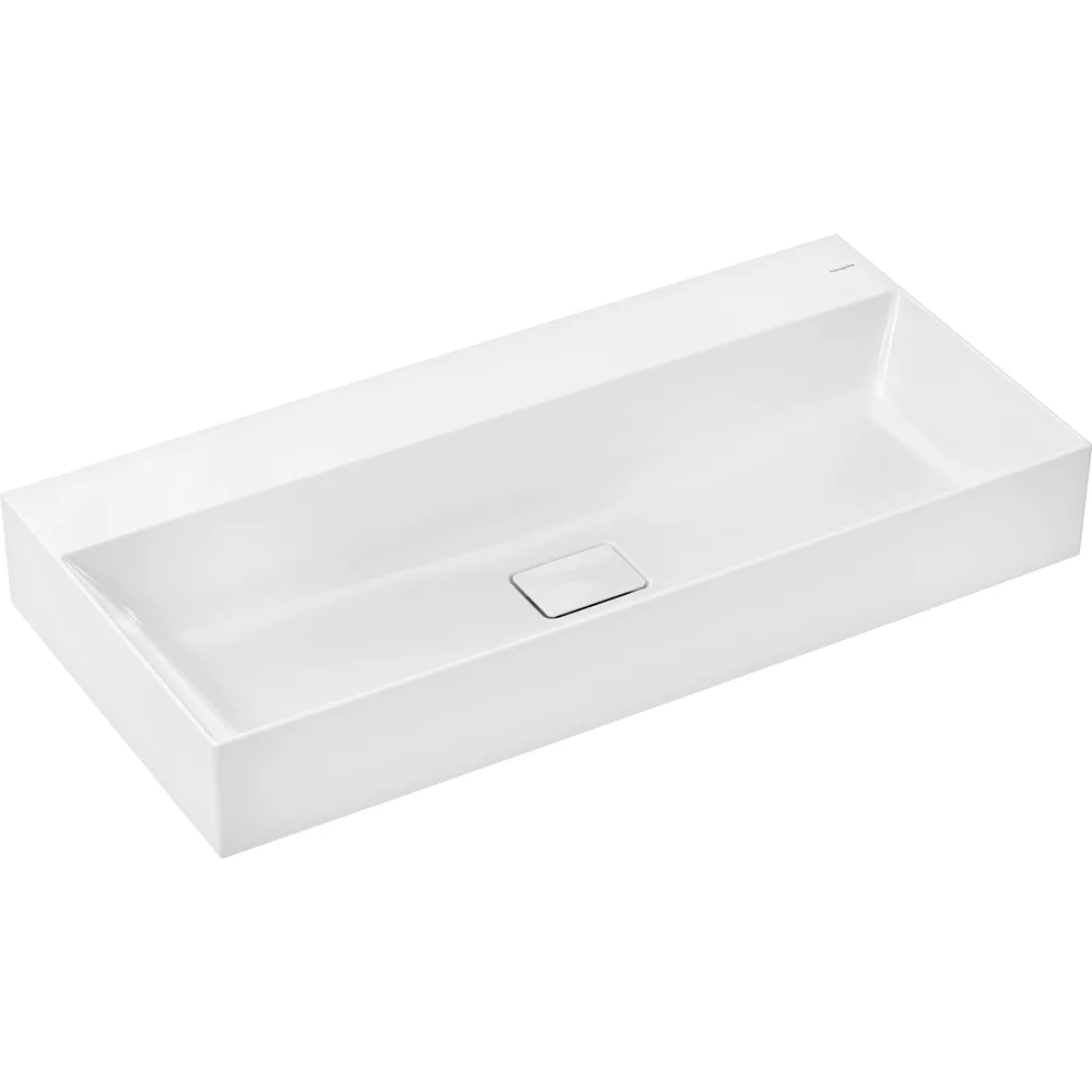 Hansgrohe Xevolos E 100x48 cm SmartClean Batarya Deliksiz Taşmasız Lavabo - 61101450