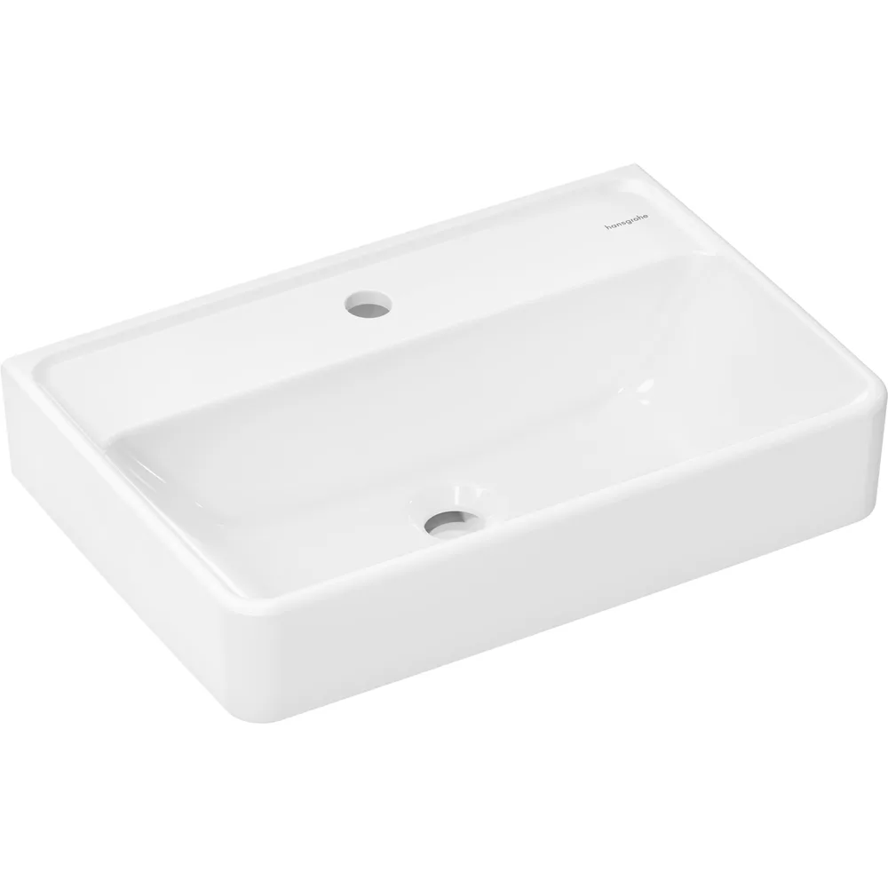 Hansgrohe Xanuia Q 55x37 cm Compact SmartClean Batarya Delikli Taşmasız Lavabo - 61122450