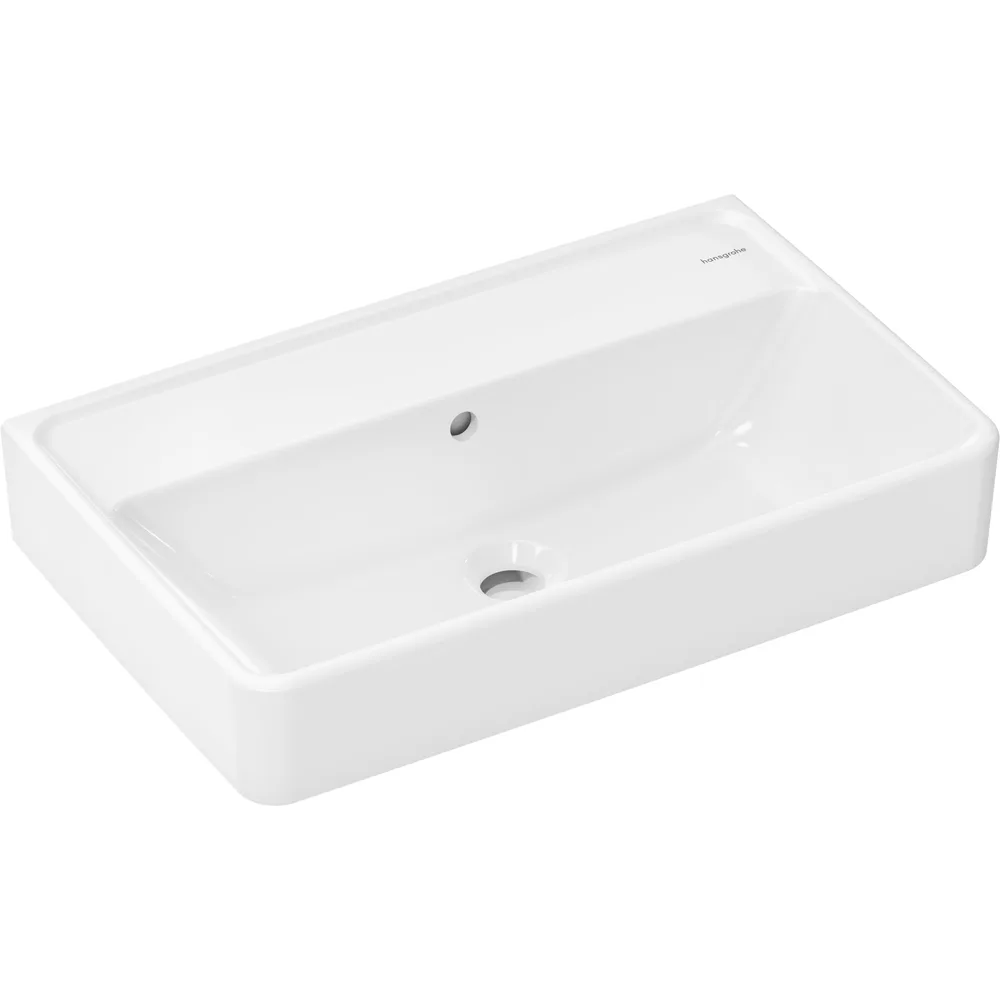 Hansgrohe Xanuia Q 60x37 cm Compact SmartClean Batarya Deliksiz Taşmalı Lavabo - 61125450