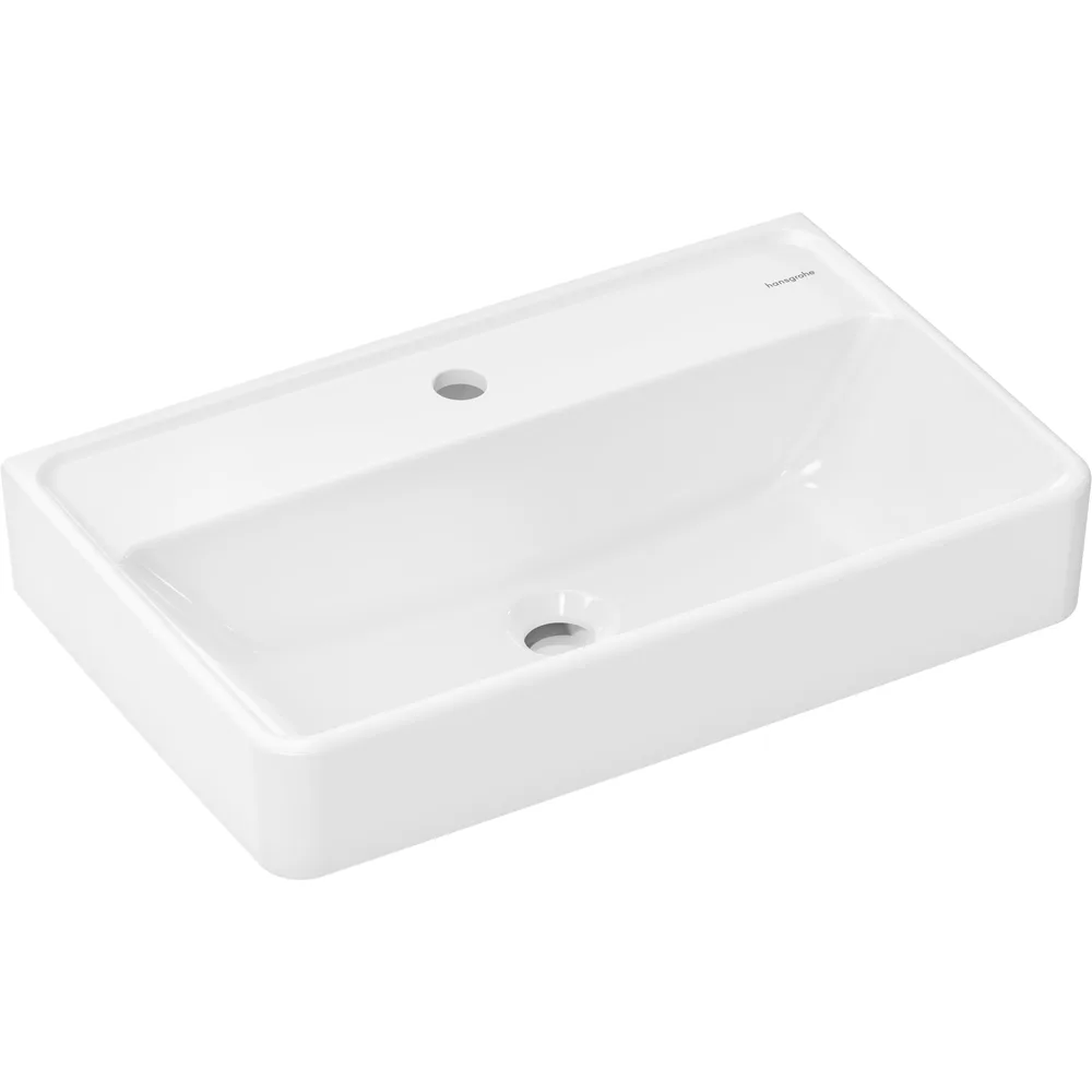 Hansgrohe Xanuia Q 60x37 cm Compact SmartClean Batarya Delikli Taşmasız Lavabo - 61126450