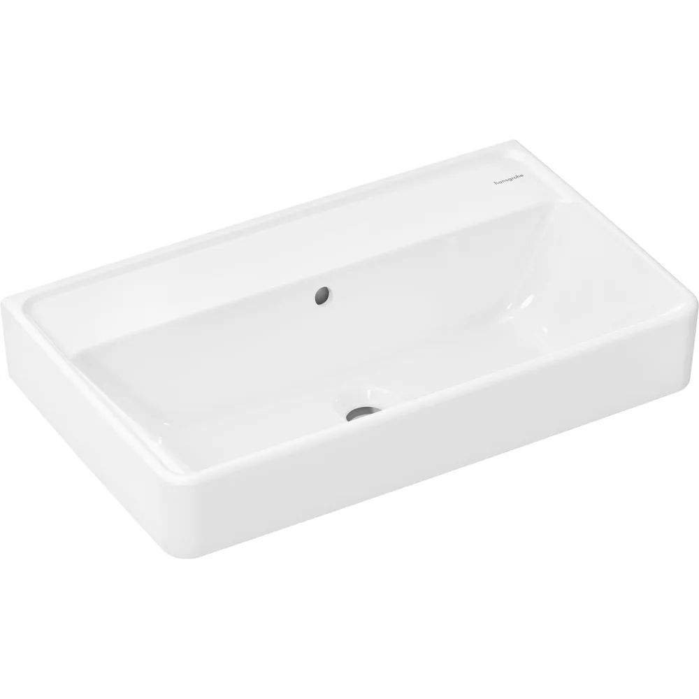 Hansgrohe Xanuia Q 65x39 cm Compact SmartClean Batarya Deliksiz Taşmalı Lavabo - 61129450