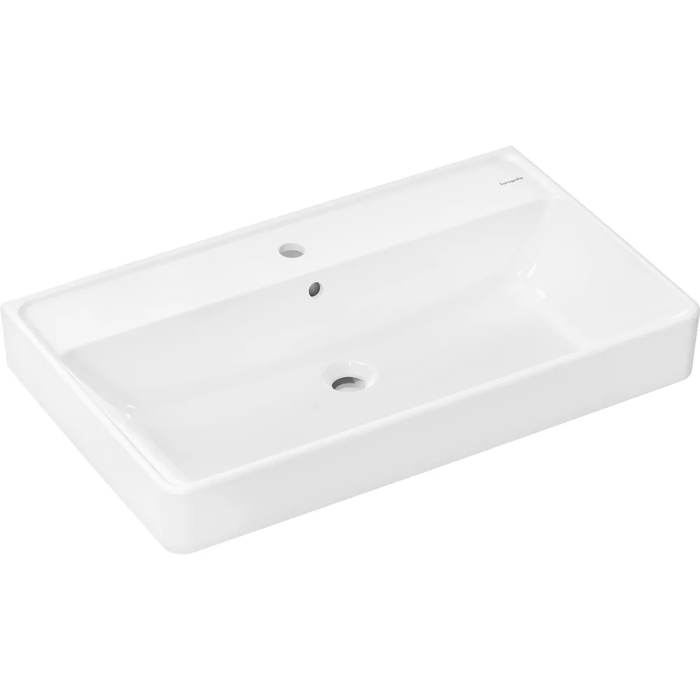 Hansgrohe Xanuia Q 80x48 cm SmartClean Batarya Delikli Taşmalı Lavabo - 61136450