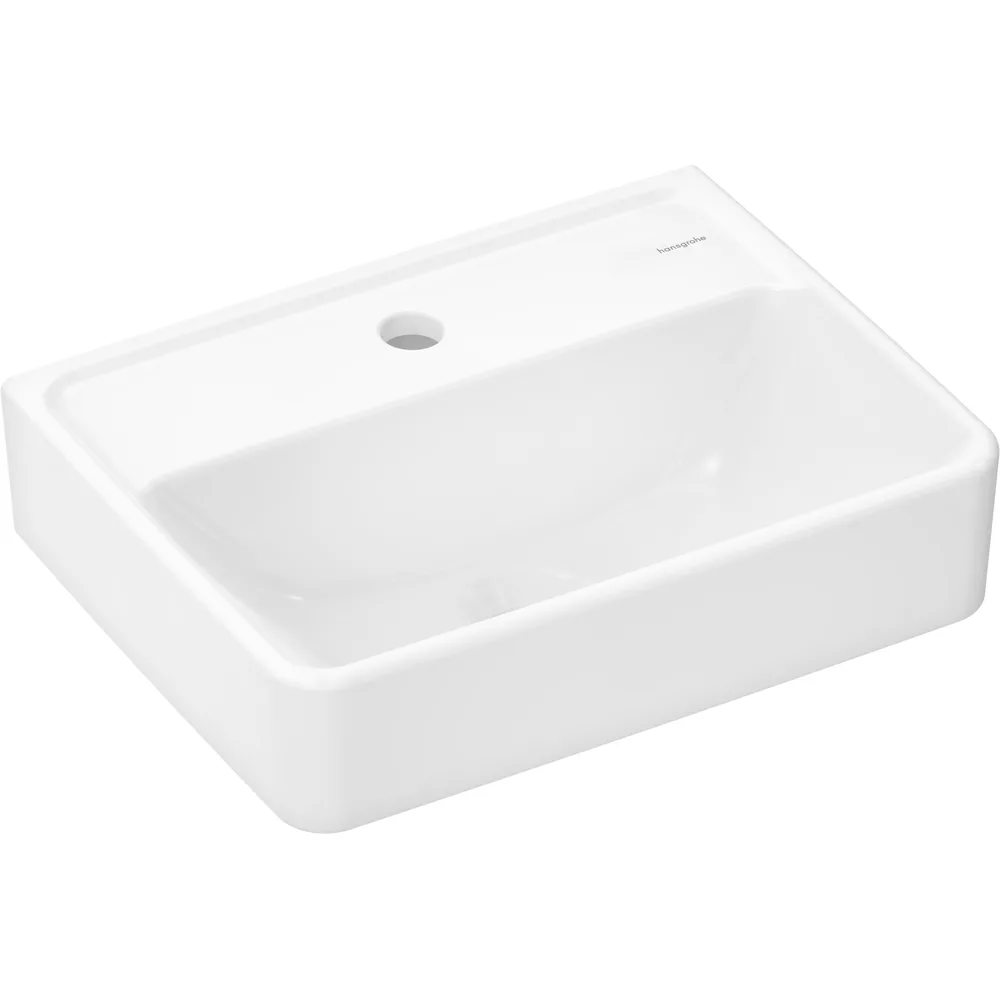 Hansgrohe Xanuia Q 45x34 cm SmartClean Batarya Delikli Taşmasız El Yıkama Lavabosu - 61141450