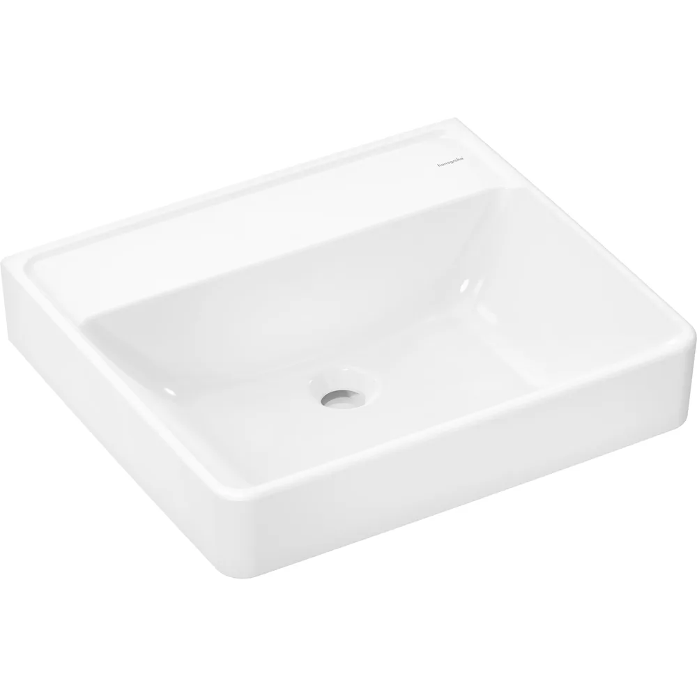 Hansgrohe Xanuia Q 55x48 cm SmartClean Batarya Deliksiz Taşmasız Lavabo - 61148450