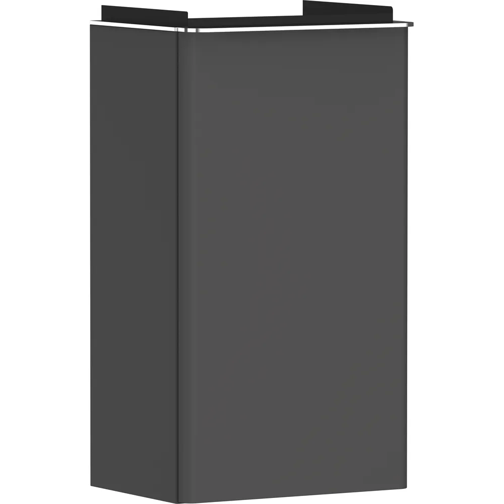 Hansgrohe Xelu Q 34 cm Elmas Mat Gri Kapaklı Lavabo Dolabı Sağ - 54016000