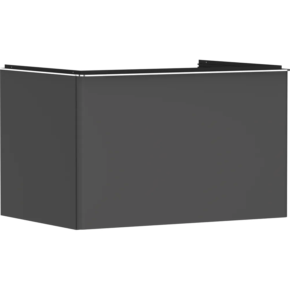 Hansgrohe Xelu Q 78 cm Elmas Mat Gri 1 Çekmeceli Orta Kesitli Konsol Altı Lavabo Dolabı - 54055000