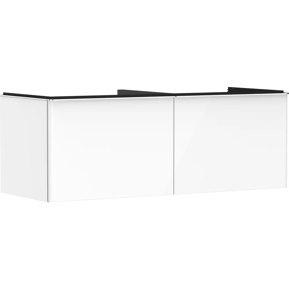 Hansgrohe Xelu Q 136 cm Parlak Beyaz 2 Çekmeceli Konsol Altı Lavabo Dolabı - 54066000