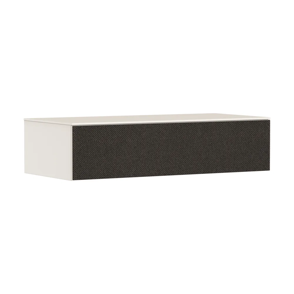 Hansgrohe Xevolos E 118 cm Kum Mat Bej Koyu Gri Tekstil Tek Çekmeceli Yan Dolap - 54326660