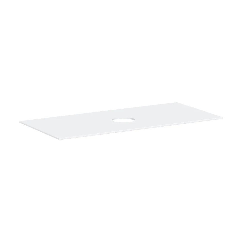 Hansgrohe Xevolos E 118 cm Mat Beyaz Orta Kesitli Çanak Lavabo Konsolu - 54330700