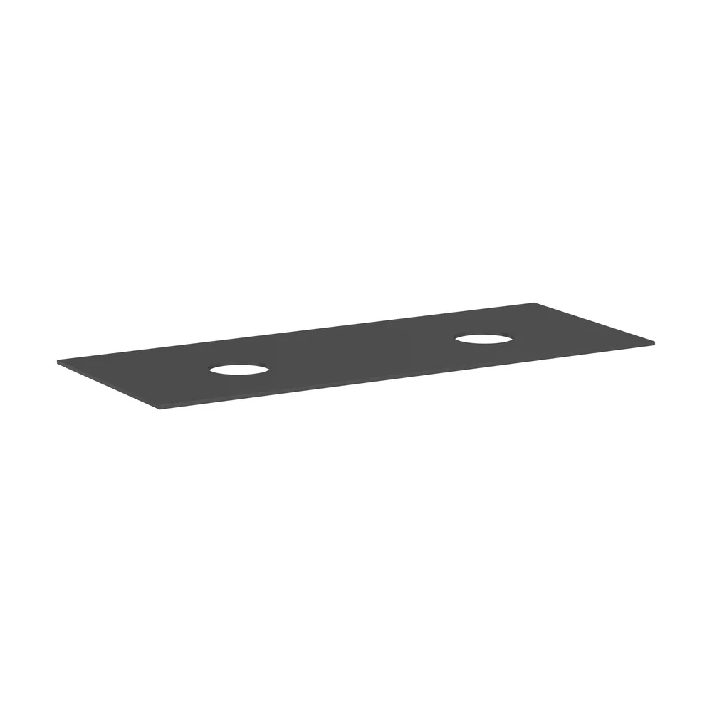 Hansgrohe Xevolos E 137 cm Arduvaz Mat Gri Çift Kesitli Çanak Lavabo Konsolu - 54332760