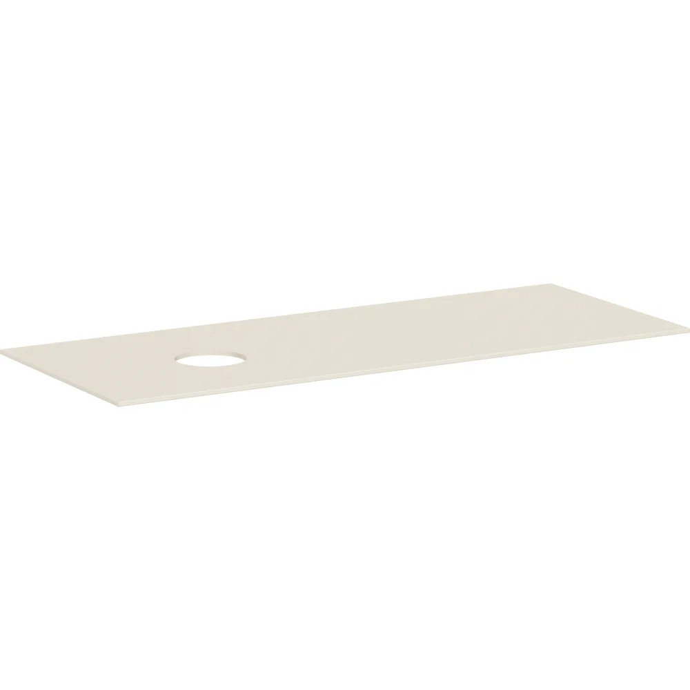 Hansgrohe Xevolos E 137 cm Kum Mat Bej Sol Kesitli Tezgah Üstü Lavabo Konsolu - 54333780
