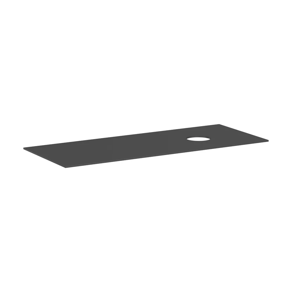 Hansgrohe Xevolos E 137 cm Arduvaz Mat Gri Sağ Kesitli Tezgah Üstü Lavabo Konsolu - 54334760
