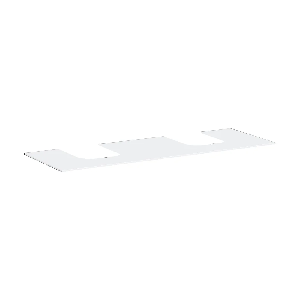 Hansgrohe Xevolos E 157 cm Mat Beyaz Çift Kesitli Çanak Lavabo Konsolu - 54335700