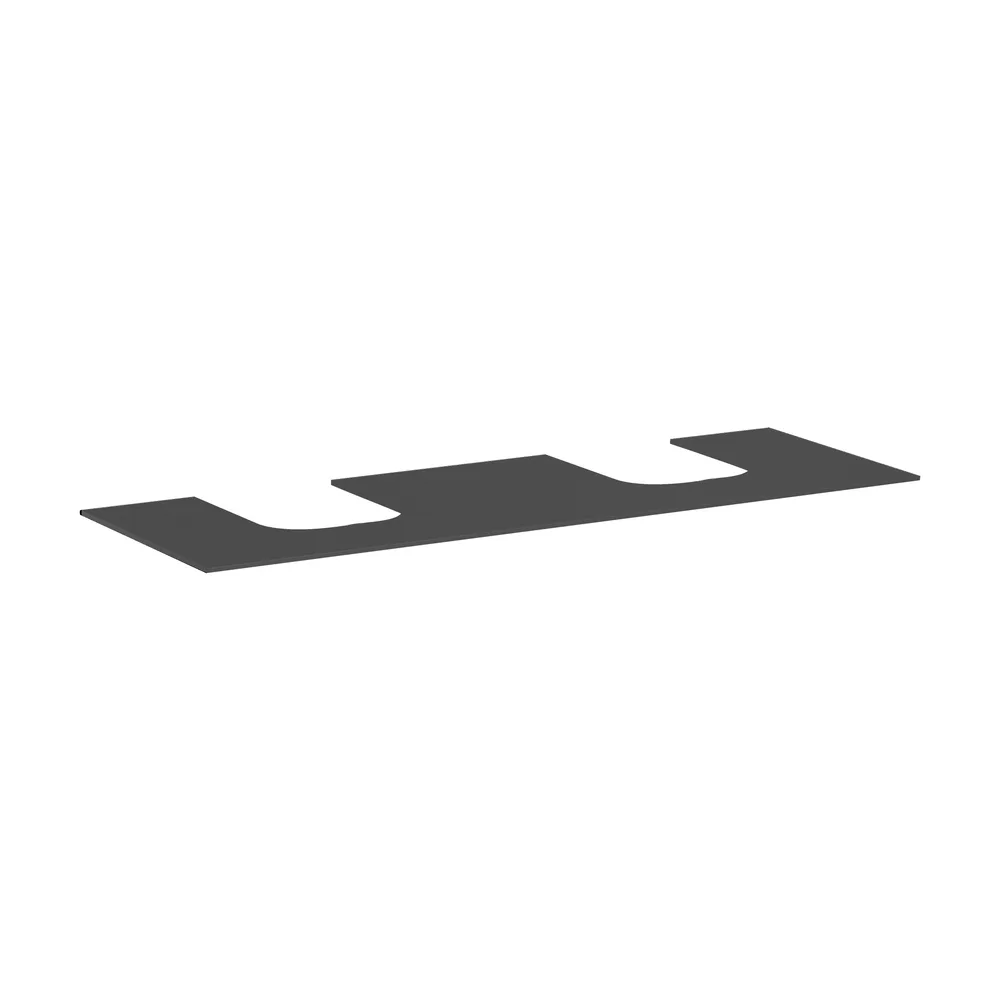 Hansgrohe Xevolos E 157 cm Arduvaz Mat Gri Çift Kesitli Çanak Lavabo Konsolu - 54335760
