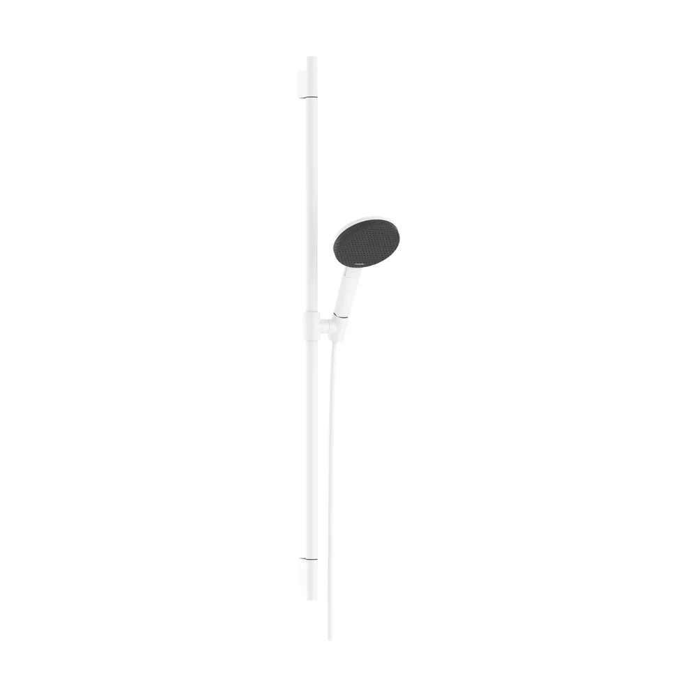 Hansgrohe Raindance Alive Select S 125 3 Fonksiyonlu EcoSmart Unica Puro S 90 cm Mat Beyaz Sürgülü El Duş Seti - 24603700