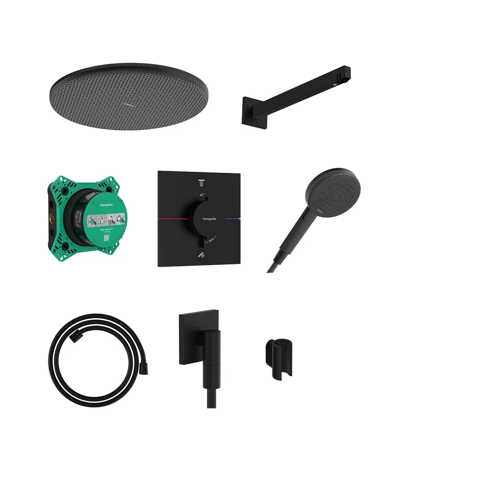 Hansgrohe Raindance Alive S Mat Siyah Duş Kolonu - 24630670