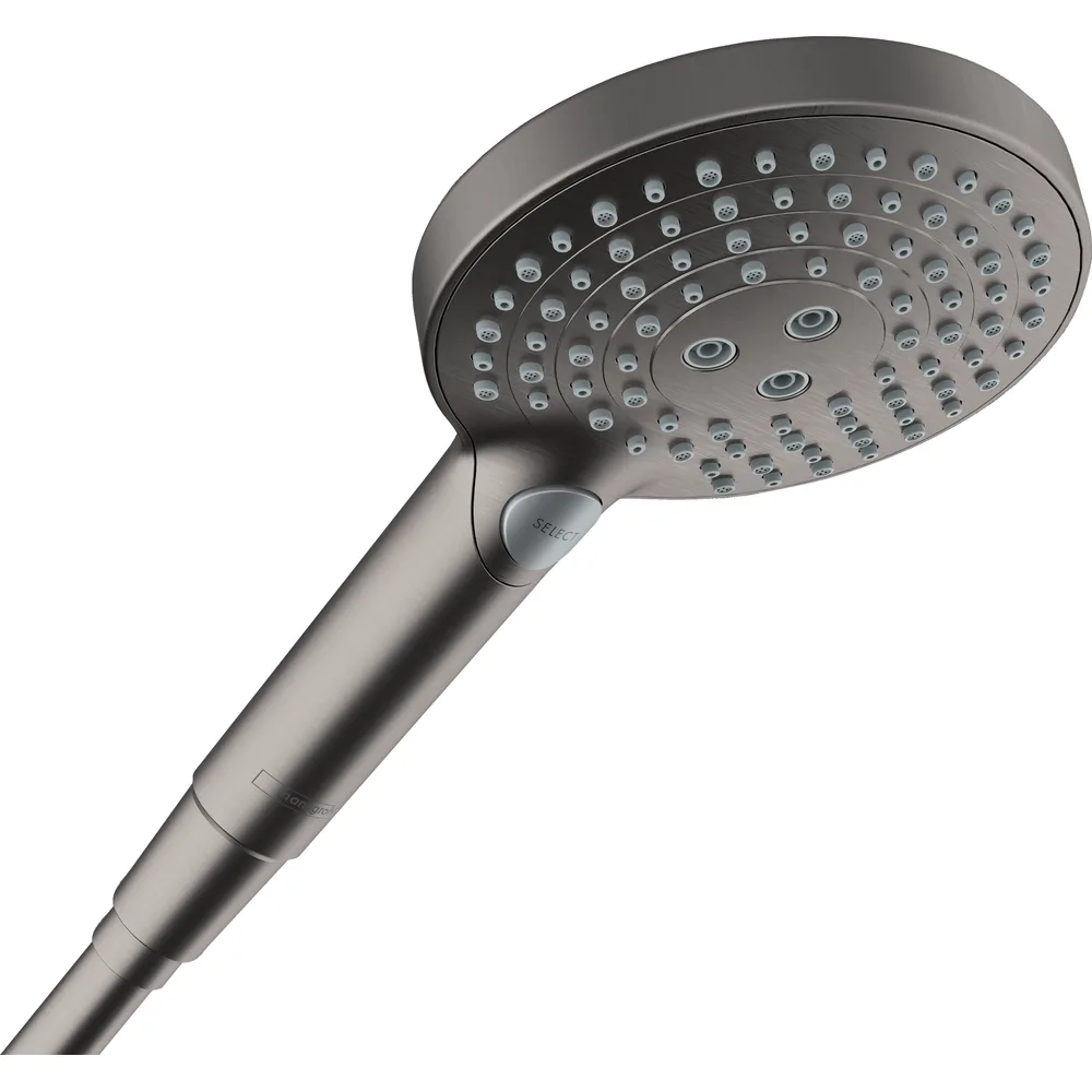Hansgrohe Raindance Select S 125 3 Fonksiyonlu EcoSmart+ Mat Siyah-Krom El Duşu - 26516340