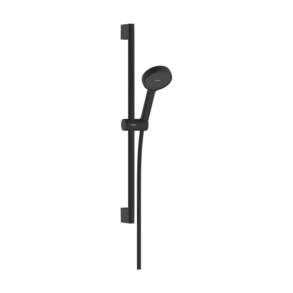 Hansgrohe Activera S 1 Fonksiyonlu EcoSmart Unica 65 cm Mat Siyah Sürgülü El Duş Seti - 28041670