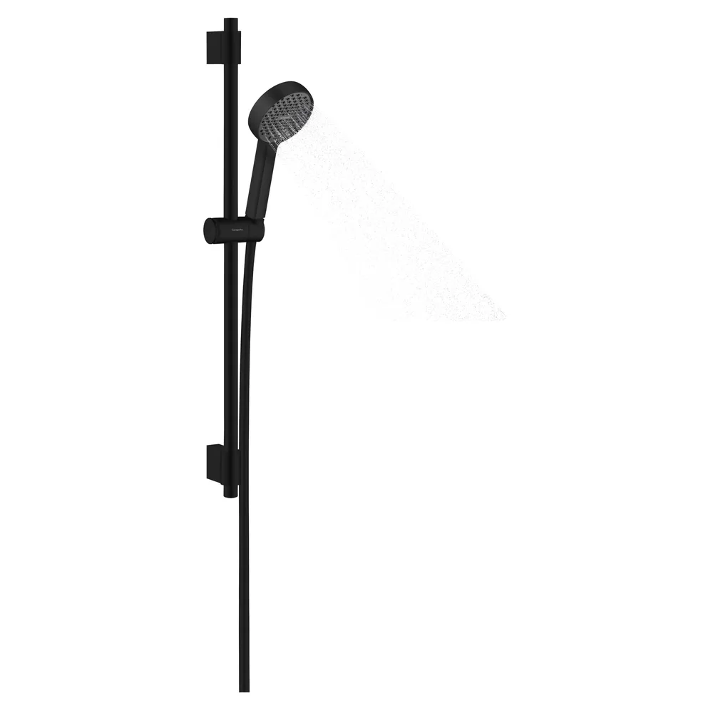 Hansgrohe Activera Select S 2 Fonksiyonlu EcoSmart Unica 72 cm Mat Siyah Sürgülü El Duş Seti - 28048670