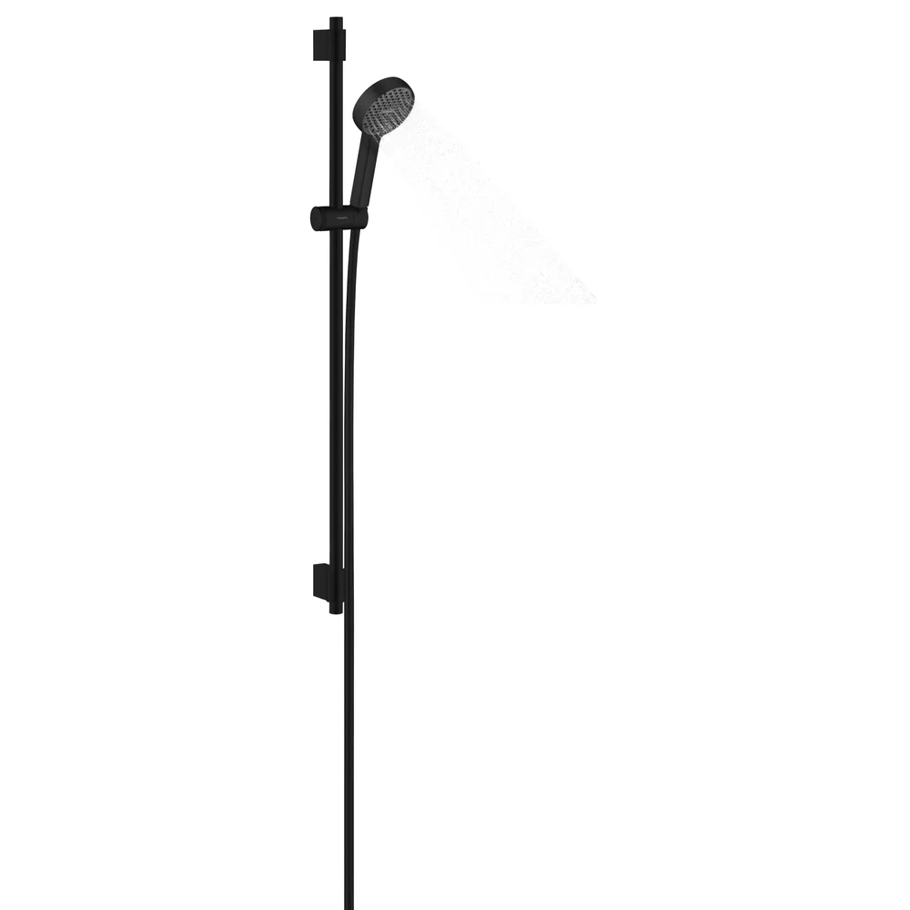 Hansgrohe Activera Select S 2 Fonksiyonlu EcoSmart Unica 105 cm Mat Siyah Sürgülü El Duş Seti - 28050670