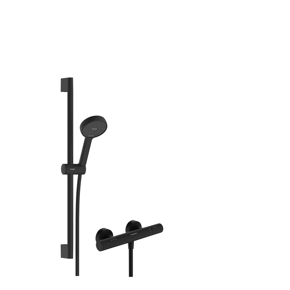 Hansgrohe Activera Select S 2 Fonksiyonlu EcoSmart Mat Siyah Duş Kolonu - 28876670