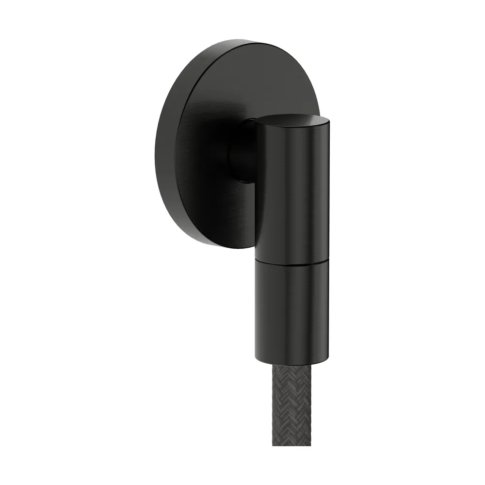Hansgrohe FixFit Fine S Mat Siyah-Krom Duvar Çıkışı - 28882340