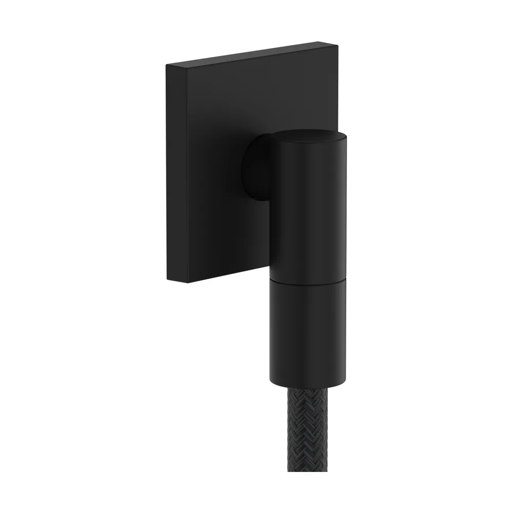Hansgrohe FixFit Fine E Mat Siyah Duvar Çıkışı - 28883670