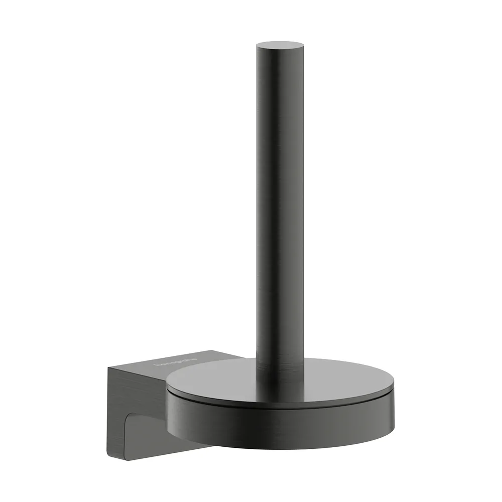Hansgrohe AddStoris S Mat Siyah-Krom Yedek Tuvalet Kağıtlığı - 41786340