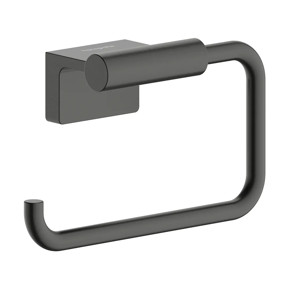 Hansgrohe AddStoris S Mat Siyah-Krom Kapaksız Tuvalet Kağıtlığı - 41788340