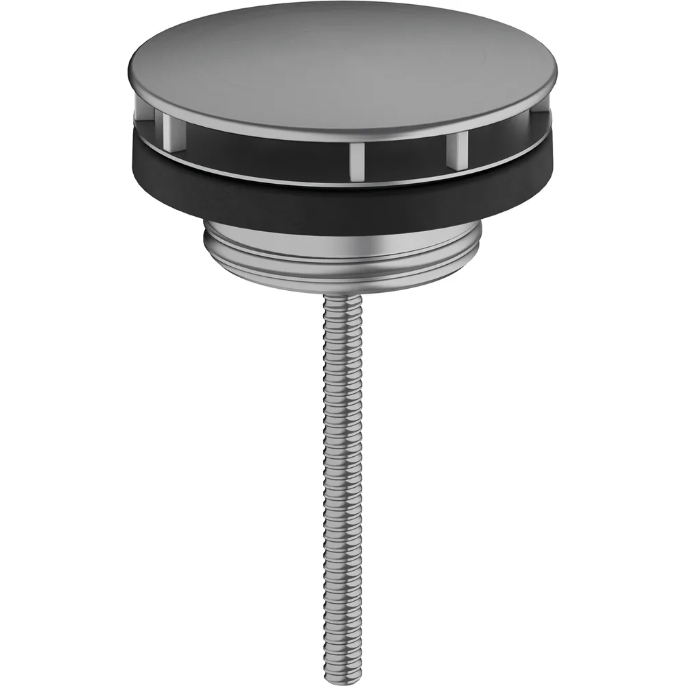 Hansgrohe Mat Siyah-Krom Kapanmayan Lavabo Gider Seti - 50001340