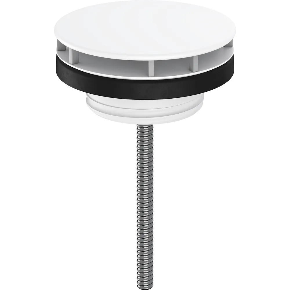 Hansgrohe Mat Beyaz Kapanmayan Lavabo Gider Seti - 50001700