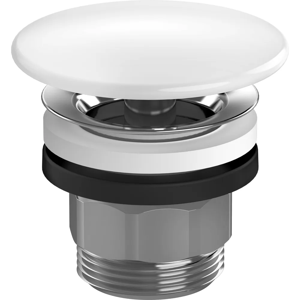 Hansgrohe Beyaz Seramik Tapalı Lavabo Gider Seti - 50110450