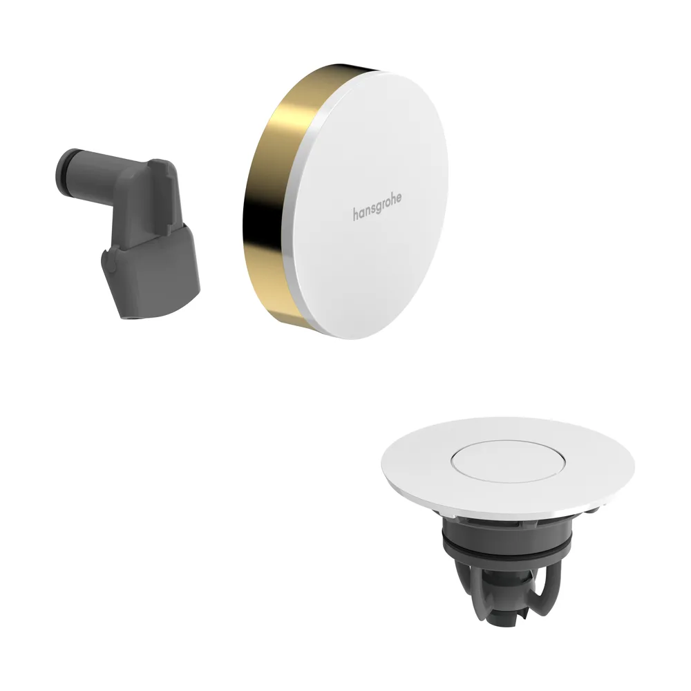Hansgrohe Exafill Parlak Altın Küvet Gider Seti Üst Grubu - 58119990