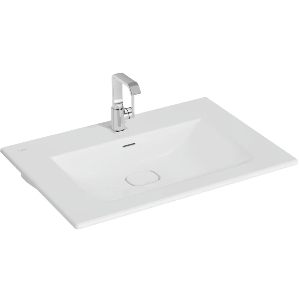 Vitra Metropole 80x53 Cm Mat Beyaz Etajerli Lavabo