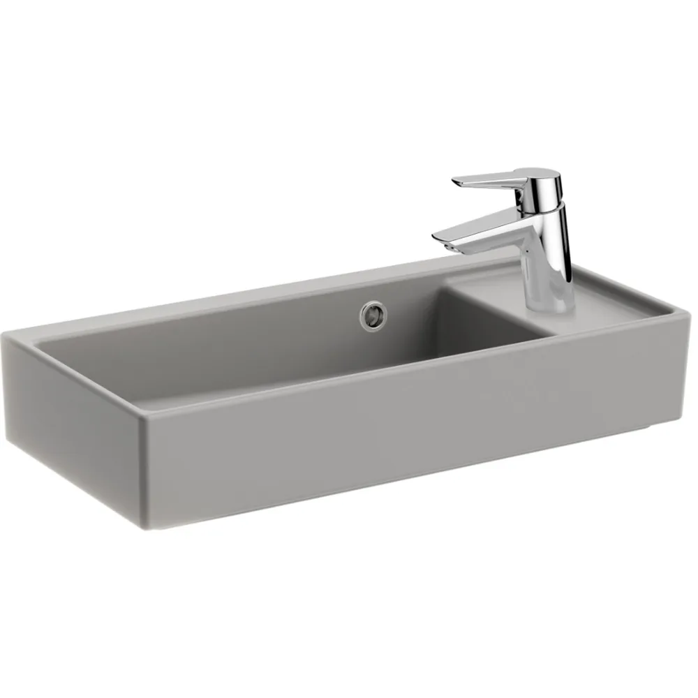 Vitra Archiplan 60x29 Cm Sağdan Mat Taş Gri Lavabo