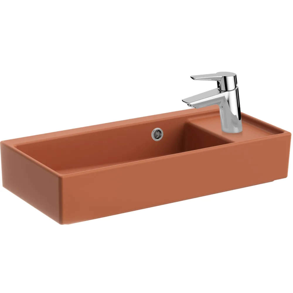 Vitra Archiplan 60x29 Cm Sağdan Mat Terra Rosa Lavabo
