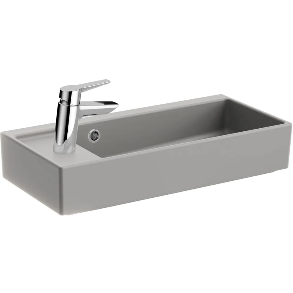 Vitra Archiplan 60x29 Cm Soldan Mat Taş Gri Lavabo