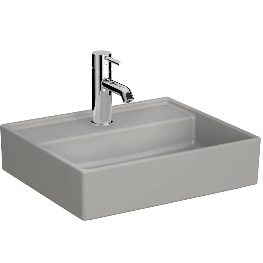 Vitra Archiplan 45x38 Cm Mat Taş Gri Lavabo