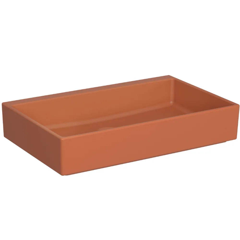 Vitra Archiplan 60x39 Cm Mat Terra Rosa Lavabo