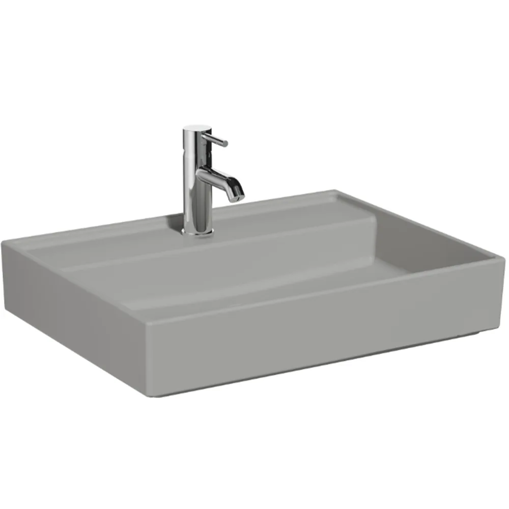 Vitra Archiplan 60x47 Cm Mat Taş Gri Lavabo