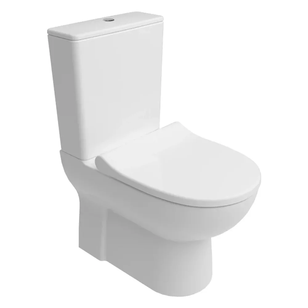 Kale Optimum Smart Kanalsız Duvara Sıfır Klozet + Alttan Girişli Rezervuar Seti - 610100100663