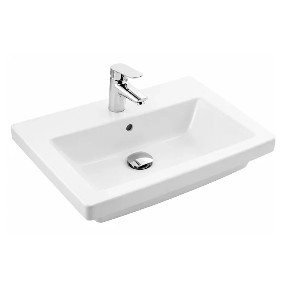 Kale Eternal 60x45 Cm Damlalıklı Dikdörtgen Lavabo - 310200200142