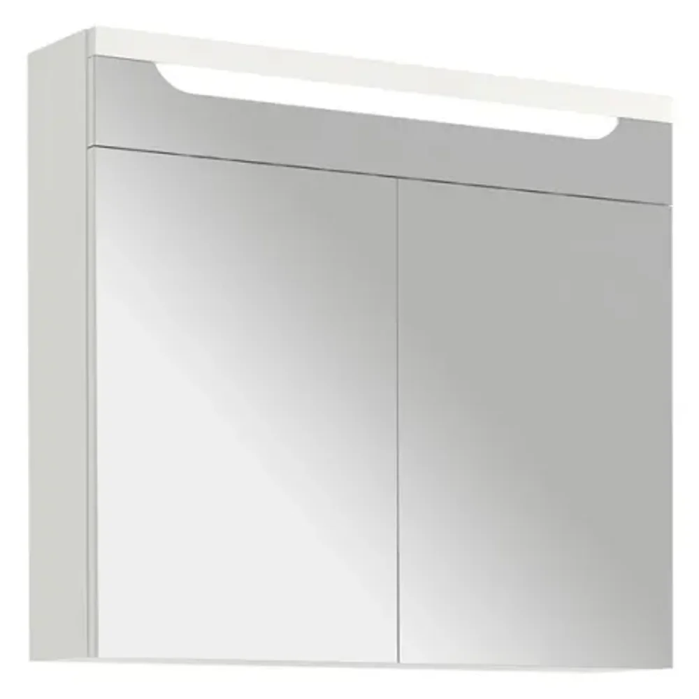 Kale Casilla 80 Cm Mat Gri Aydınlatmalı Ayna Dolabı - 310300100194