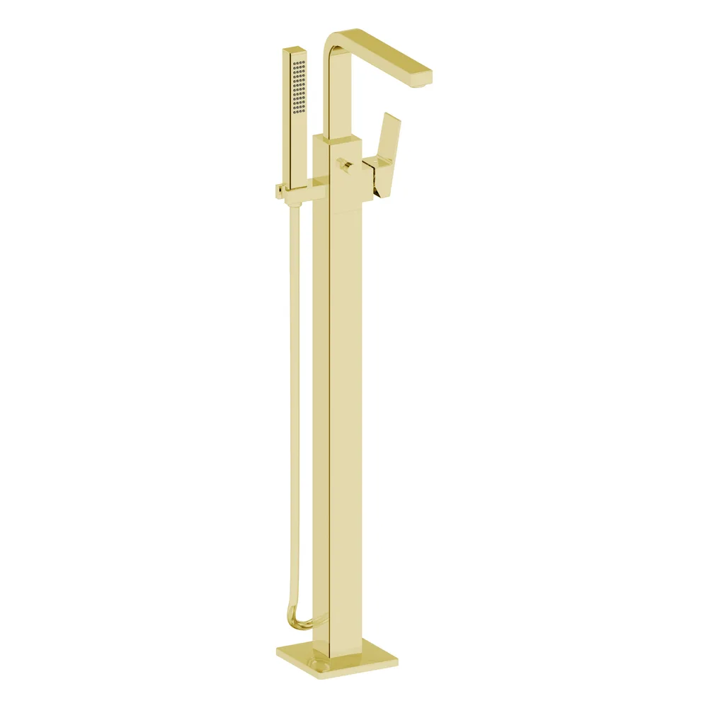 Artema Minimax Square Soft Altın Yerden Küvet Bataryası - A4359174