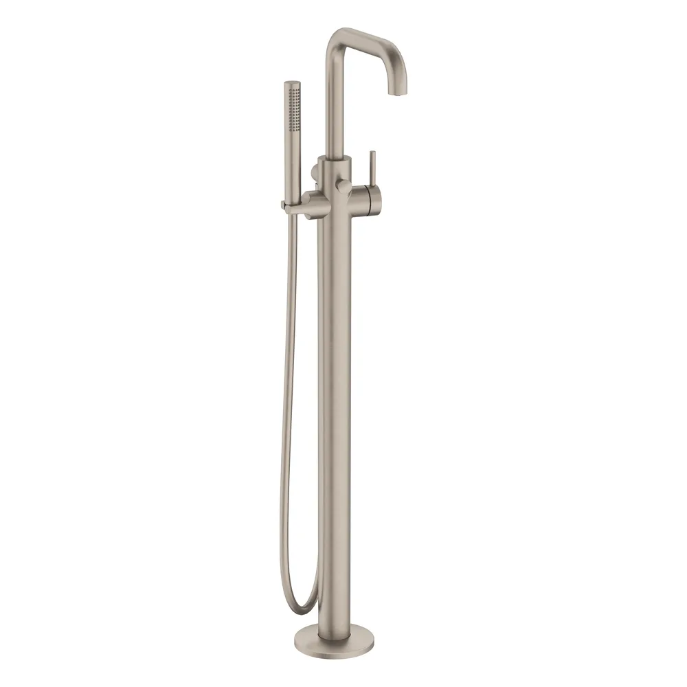 Artema Minimax Round Fırçalı Nikel Yerden Küvet Bataryası - A4354634