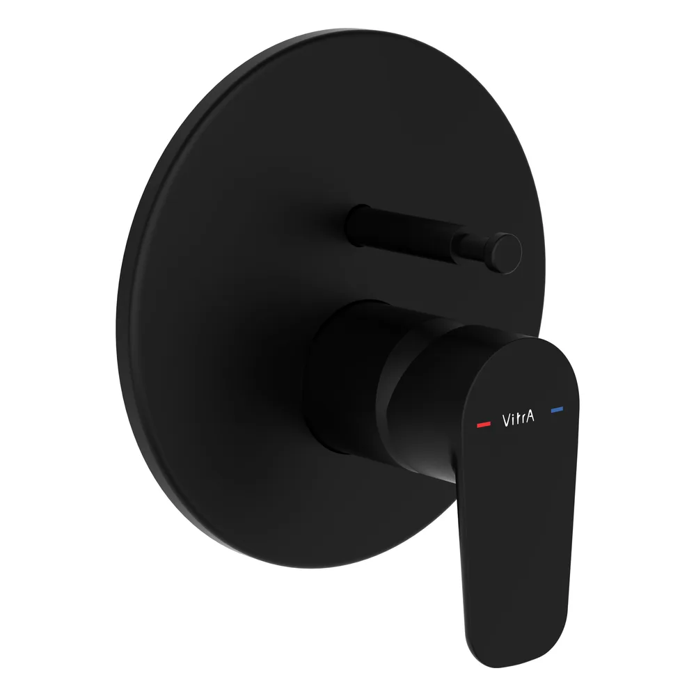 Artema Flow Soft Mat Siyah Ankastre Mekanik Banyo Bataryası Sıva Üstü Grubu - A4322836