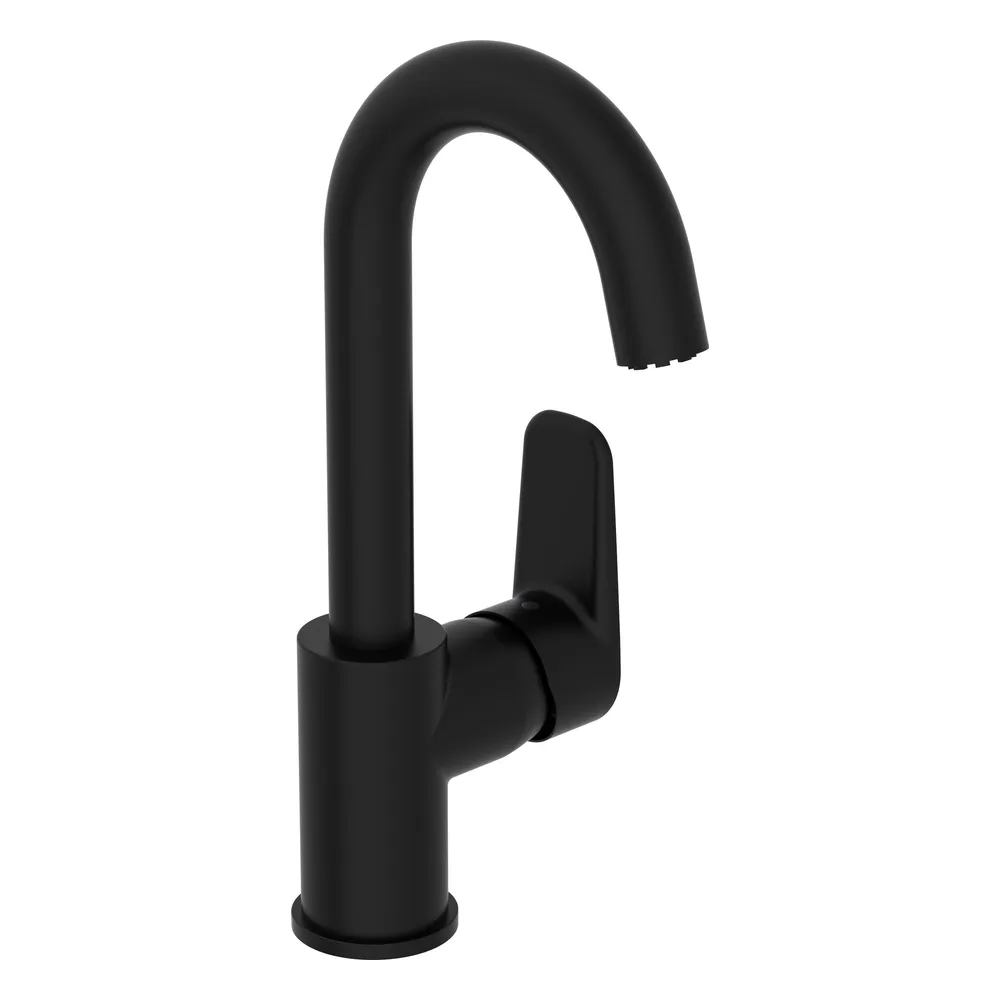 Artema Flow Soft Mat Siyah Döner Borulu Lavabo Bataryası - A4316036