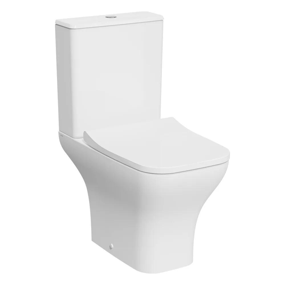 VitrA Zentrum Square SmoothFlush Arkası Açık 63 Cm Beyaz Takım Klozet - 7489L003-0088
